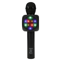 bluetooth® karaoke LED bling mic with speaker