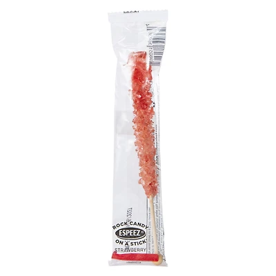 rock candy on a stick, strawberry 1-count