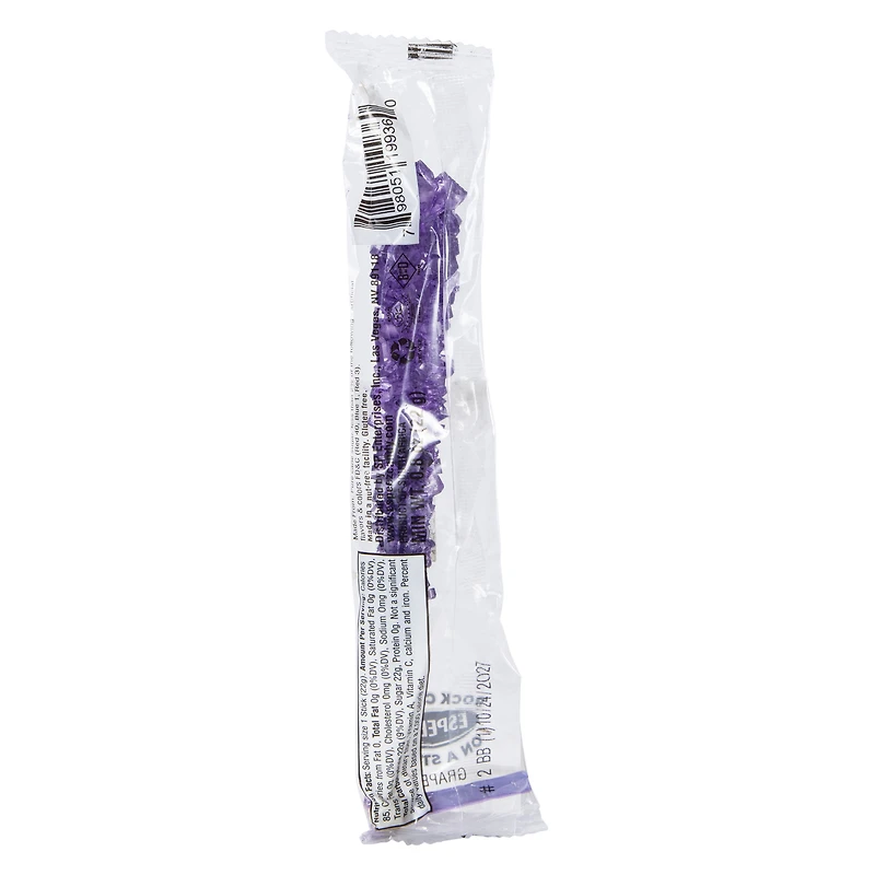 rock candy on a stick, grape 1-count