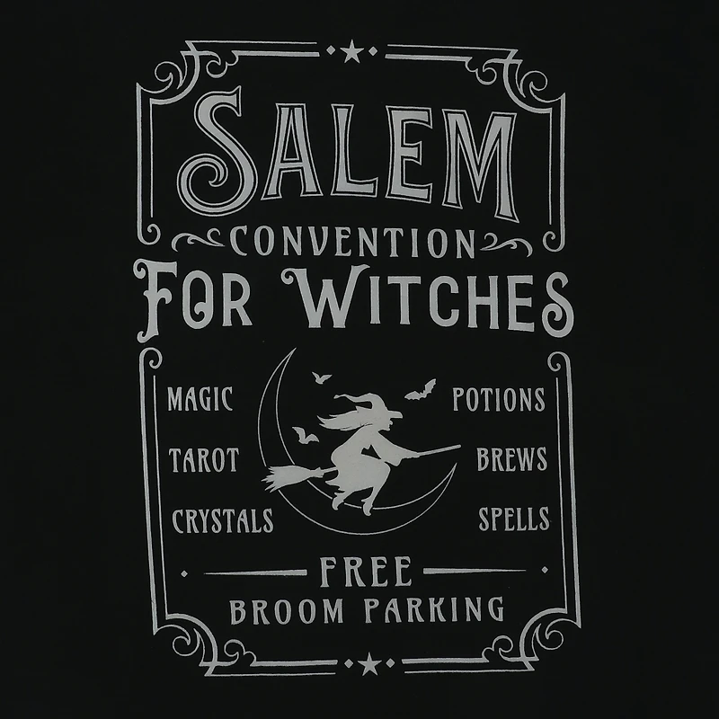 salem witches graphic tee