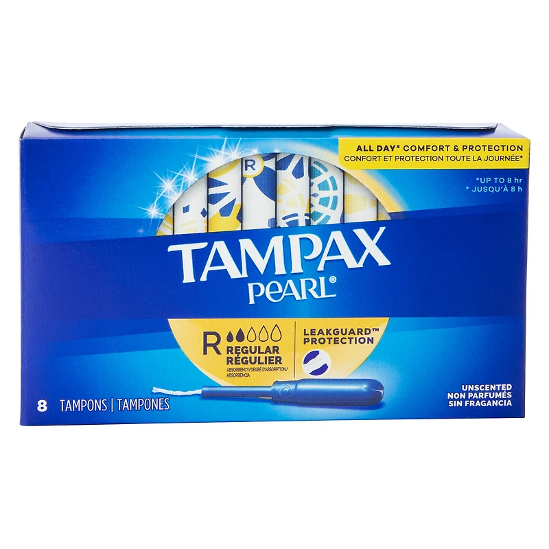 Tampax Pearl® Regular Tampons 8-Count