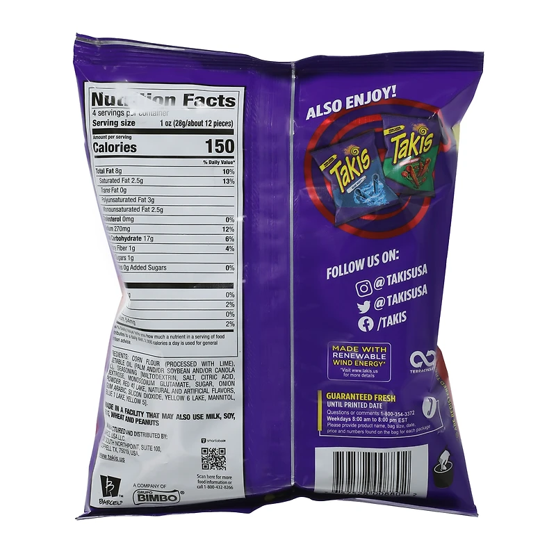 Takis® Nitro rolled tortilla chips 4oz