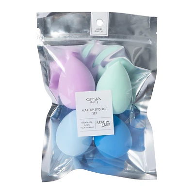 gina beauty egg makeup sponges 4-piece set
