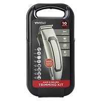 vivitar® hair & beard trimming set 10-piece kit