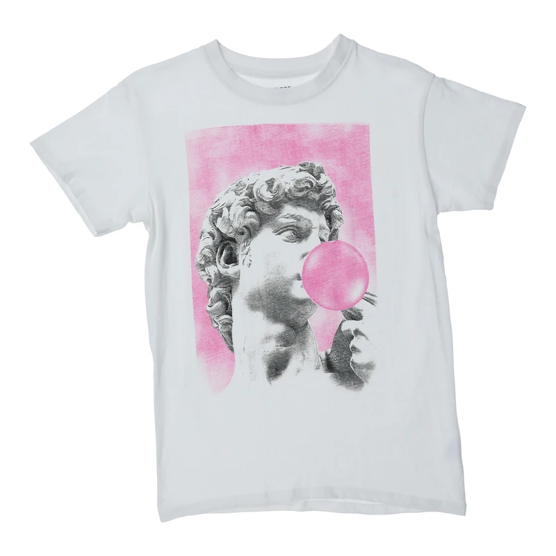 statue of david bubblegum graphic tee