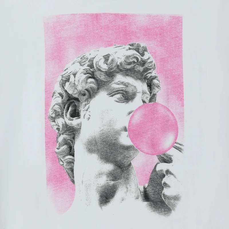 statue of david bubblegum graphic tee