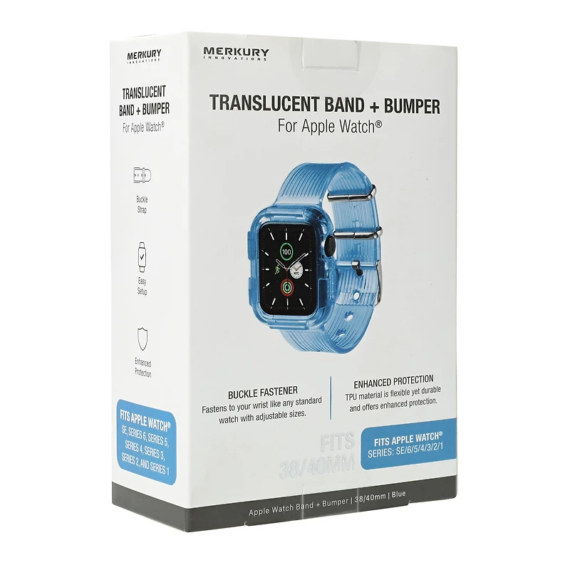 translucent band + bumper for Apple Watch® 38/40mm