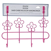 over-the-door flocked hooks 3-count