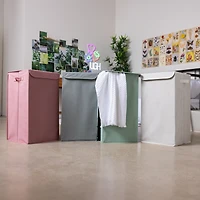 collapsible hamper with lid