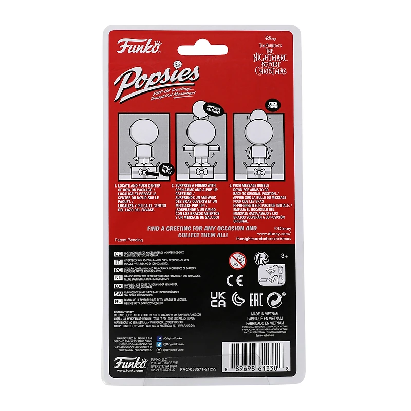 Funko Popsies Disney Tim Burton's The Nightmare Before Christmas vinyl figure