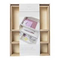 wooden desk organizers 5-piece set
