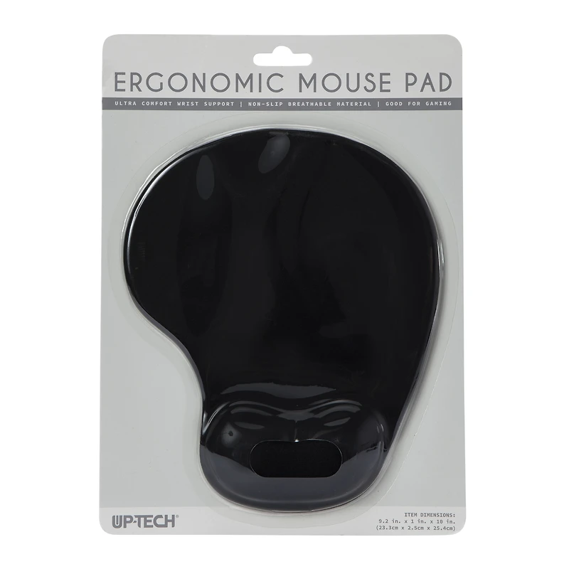 Ergonomic Mouse Pad With Gel Wrist Support