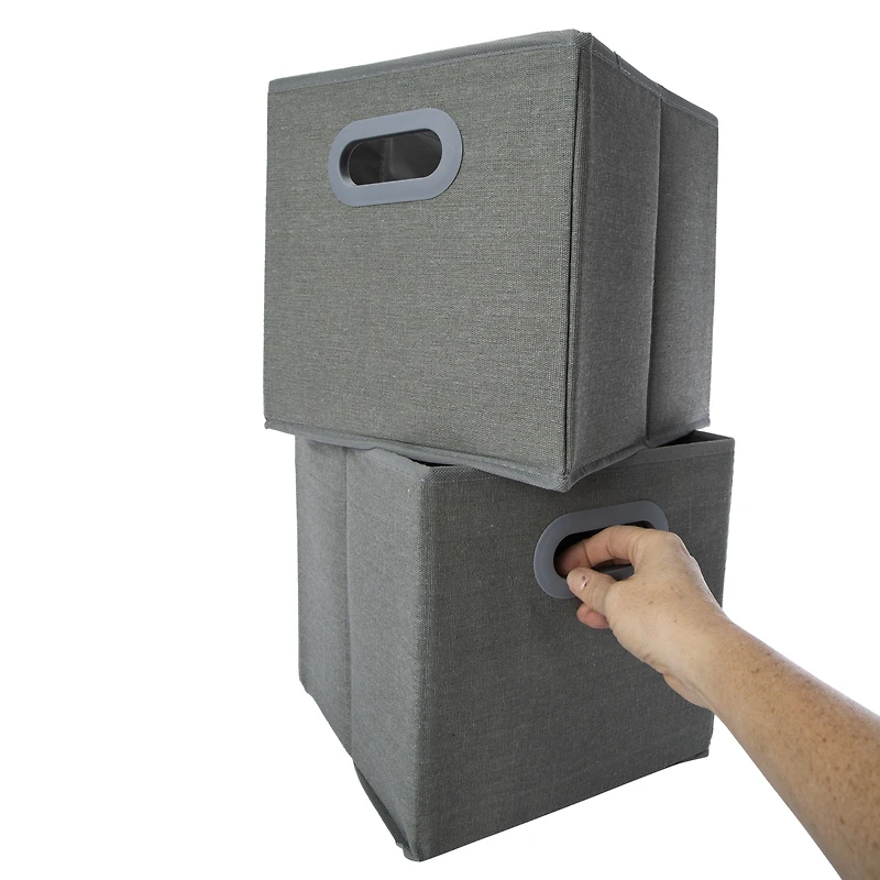 collapsible fabric storage cubes 9.84in x 2-count