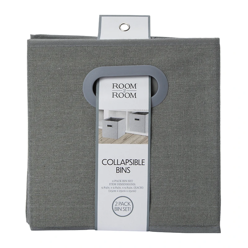 collapsible fabric storage cubes 9.84in x 2-count