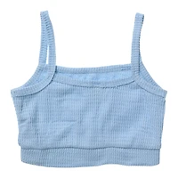 blue waffle bralette