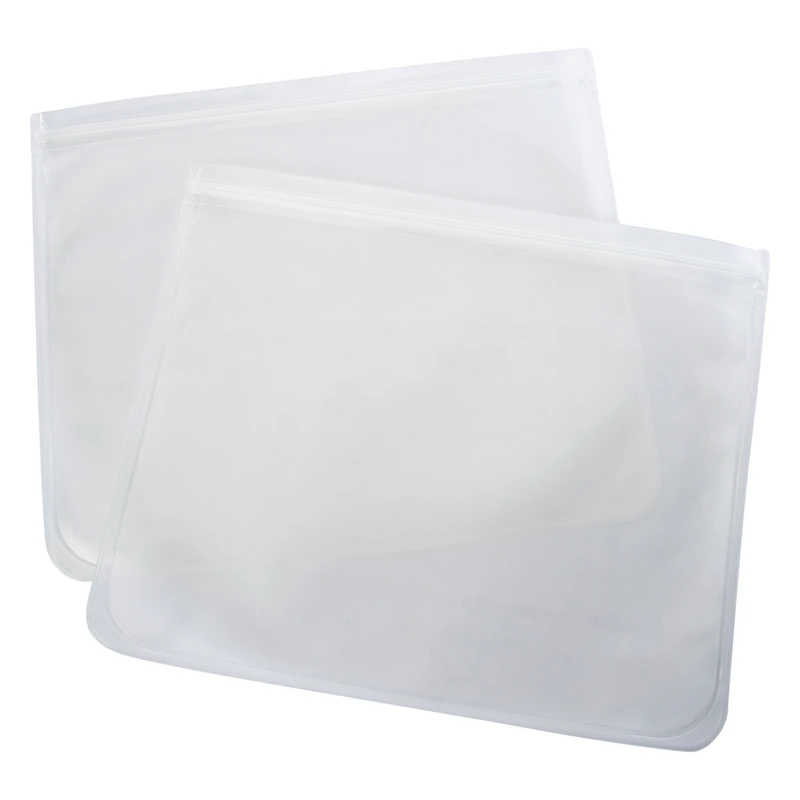 reusable half-gallon storage bags 2-count
