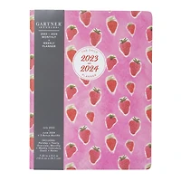 2023-2024 Monthly & Weekly Planner 7.3in x 9.5in - Strawberries