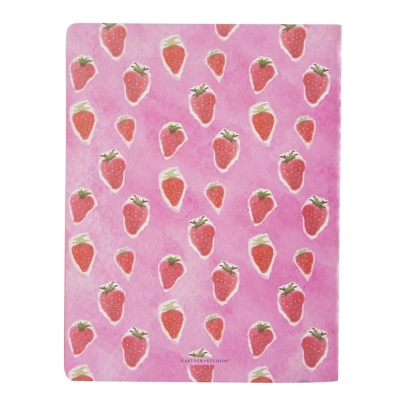 2023-2024 Monthly & Weekly Planner 7.3in x 9.5in - Strawberries