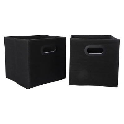 collapsible fabric storage cubes 9.84in x 9.84in 2-count