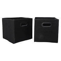 collapsible fabric storage cubes 9.84in x 9.84in 2-count
