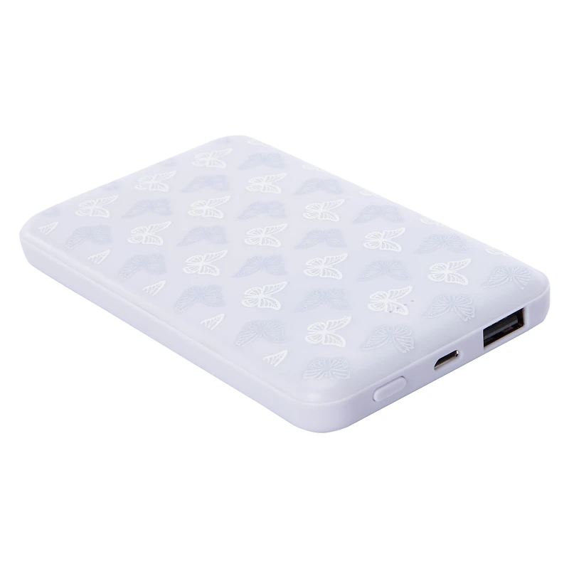 Slim Rechargeable Print 5000mAh Power Bank