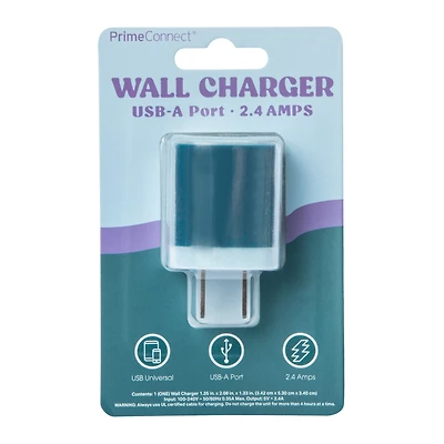 USB-A colorful wall charger