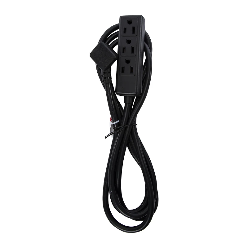 8ft power strip with 3 outlets