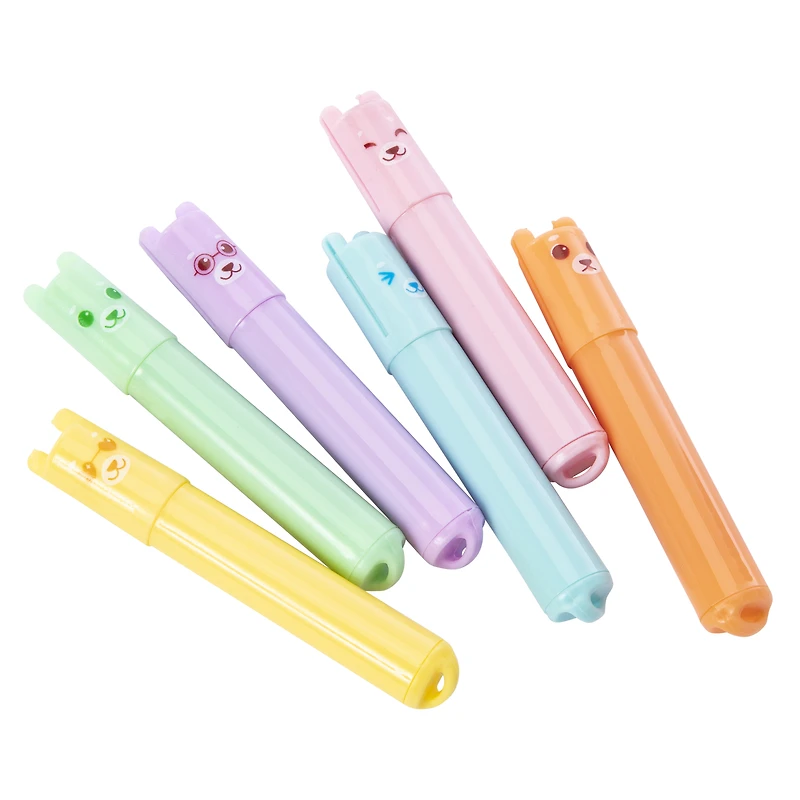 kawaii highlighters 6-count