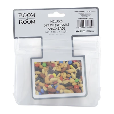 reusable snack storage bags 2-count