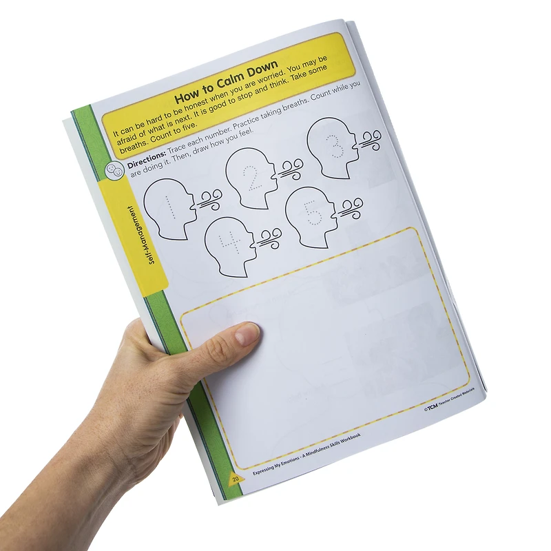 TCM 'expressing my emotions' mindfulness workbook for kids