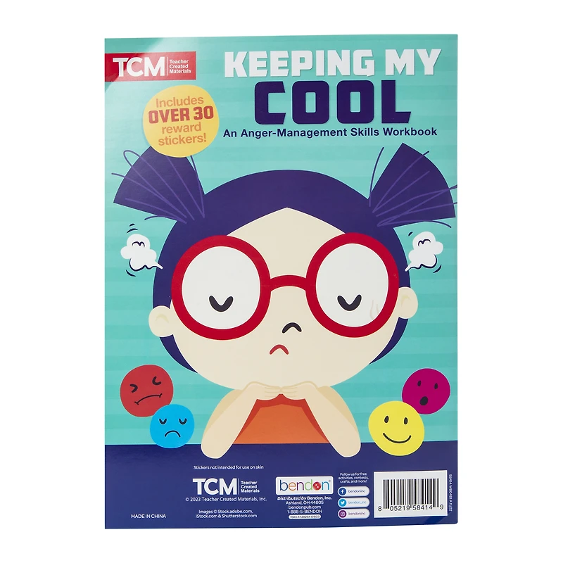 TCM ‘keeping my cool’ anger-management workbook for kids