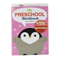 TCM 'my preschool workbook' with stickers