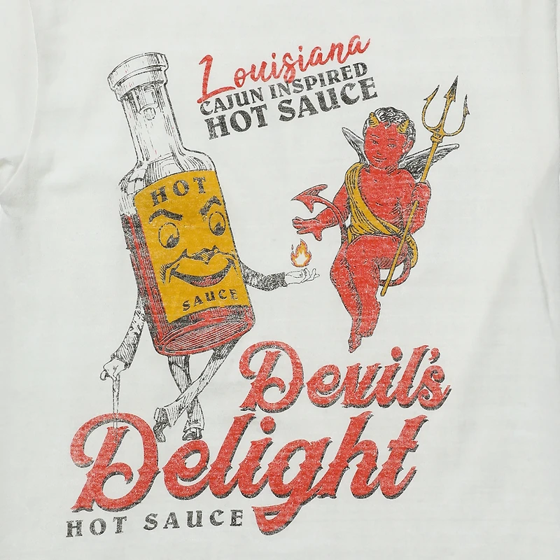 devil's delight hot sauce graphic tee