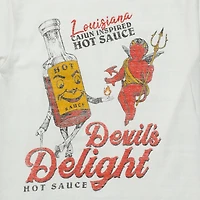 devil's delight hot sauce graphic tee