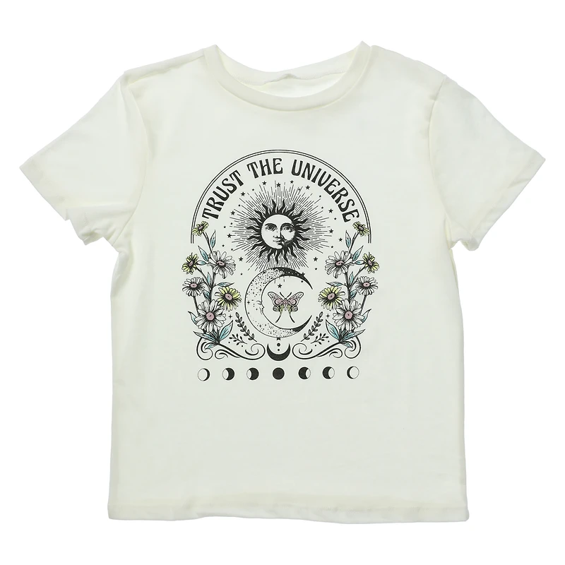 'trust the universe' graphic tee