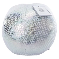 disco ball throw pillow 30in