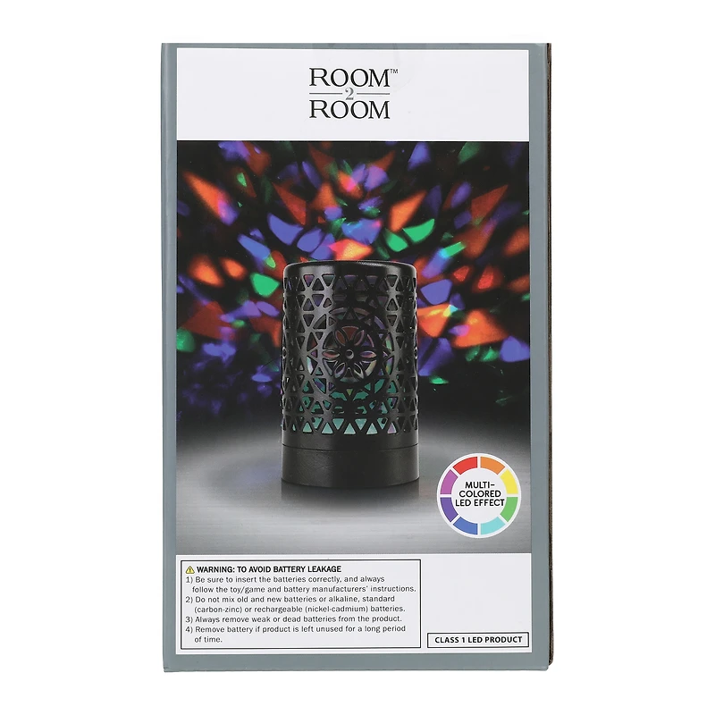boho prismatic LED lamp 5.8in
