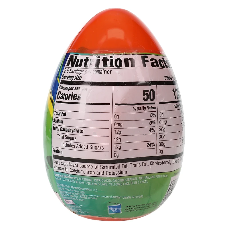 nerf® candy & game jumbo egg 1.23oz