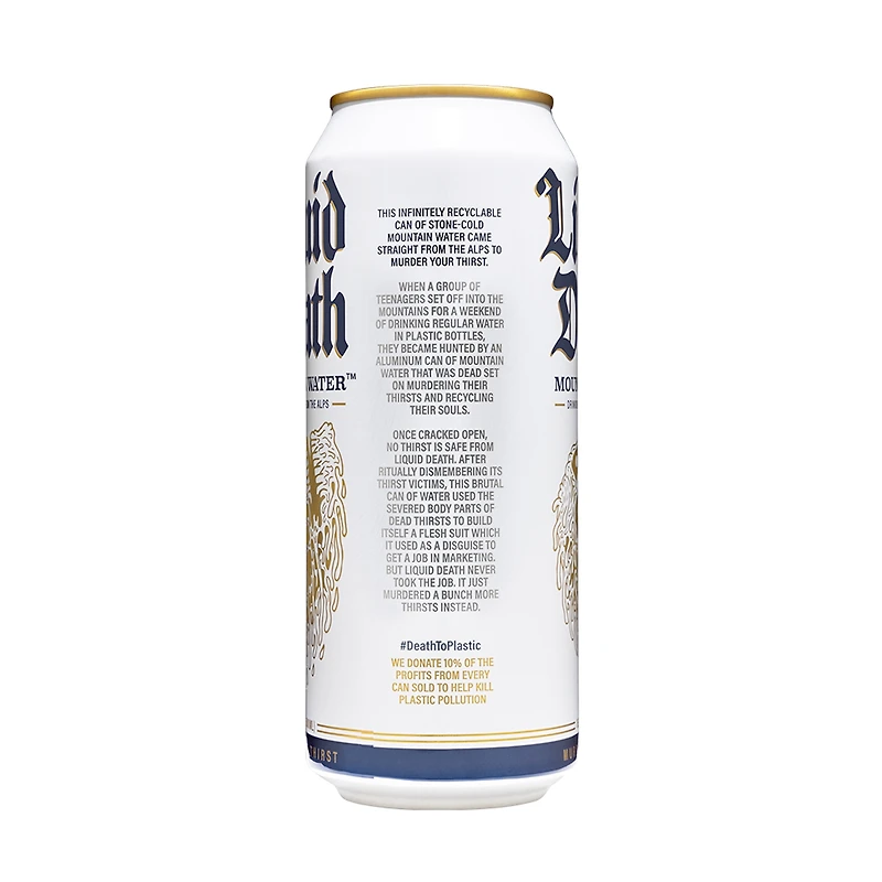 liquid death mountain water™ 16.9oz