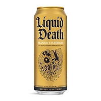liquid death mango chainsaw flavored sparkling water 16.9oz