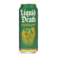 liquid death severed lime flavored sparkling water 16.9oz