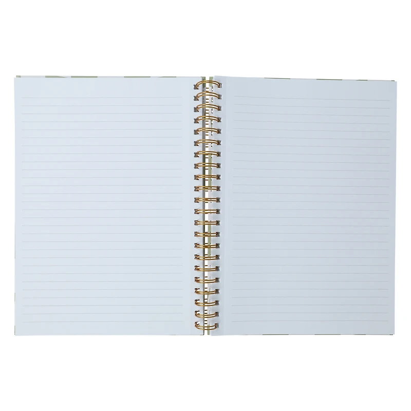 hardcover spiral notebook 8in x 11in