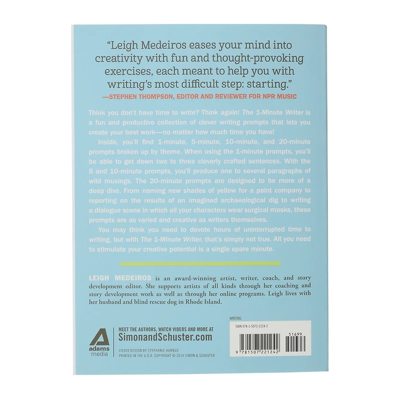 the 1-minute writer: 396 microprompts to spark creativity