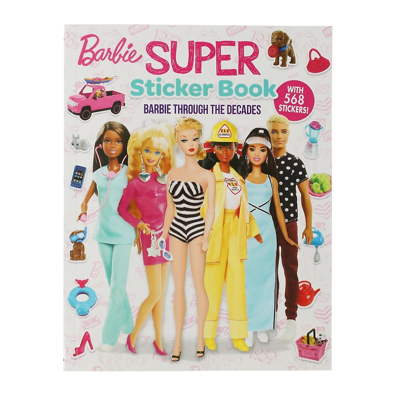 barbie™ super sticker book with 568 stickers