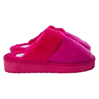 Ladies Faux Suede Scuff Slippers