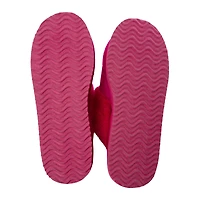 Ladies Faux Suede Scuff Slippers