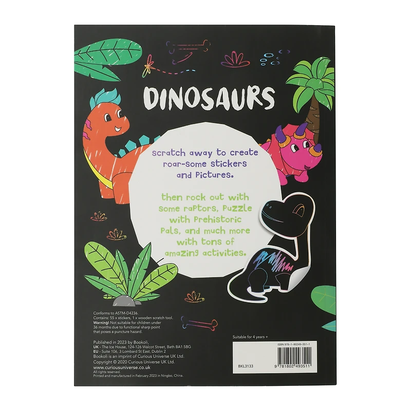 scratch art activity book