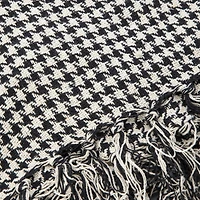 houndstooth lightweight throw blanket