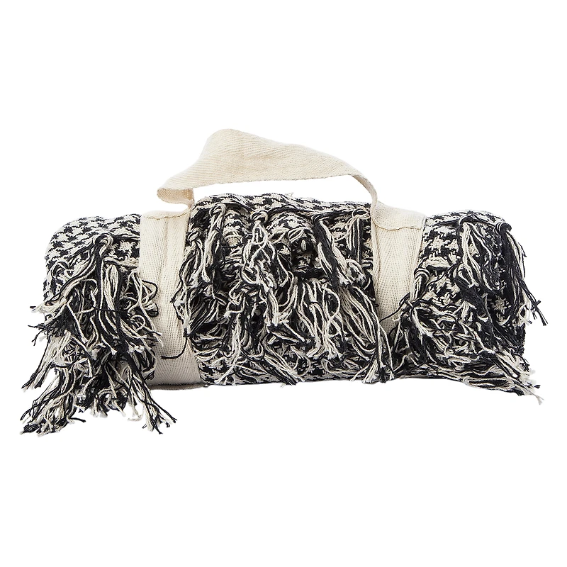 houndstooth lightweight throw blanket