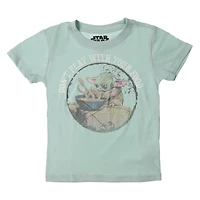 kid’s Grogu ‘don’t play with your food’ graphic tee